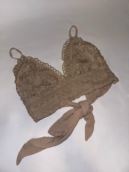 Lace Bralette - Cream